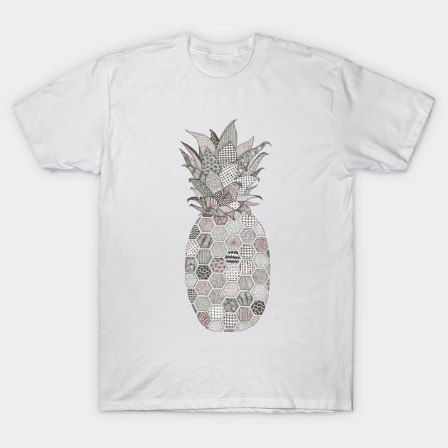 Zentangle Pineapple T-Shirt by SamuelJ